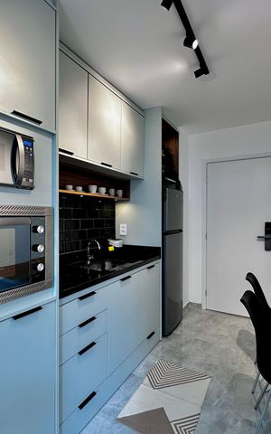 Studio para alugar com 26m², 0 quarto e sem vaga Studio para alugar com 26m², 0 quarto e sem vagaCozinha