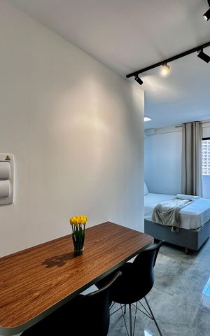 Studio para alugar com 26m², 0 quarto e sem vaga Studio para alugar com 26m², 0 quarto e sem vagaCozinha