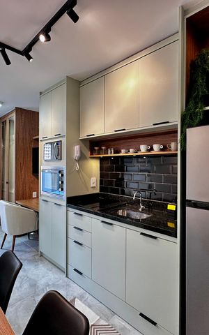 Studio para alugar com 26m², 0 quarto e sem vaga Studio para alugar com 26m², 0 quarto e sem vagaCozinha