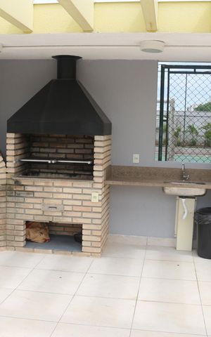 Apartamento para alugar com 65m², 2 quartos e 2 vagasÁrea comum - Churrasqueira