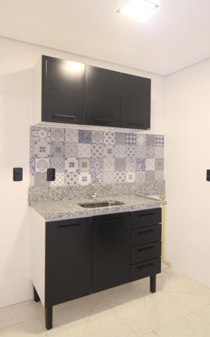 Studio para alugar com 23m², 1 quarto e sem vagaCozinha