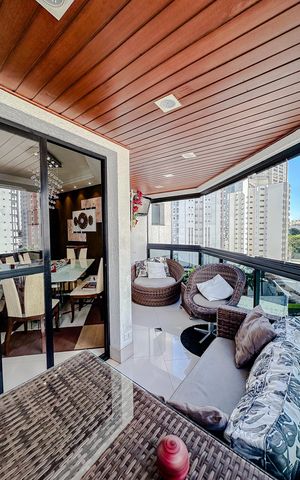 Apartamento à venda com 124m², 3 quartos e 2 vagasVaranda da Sala