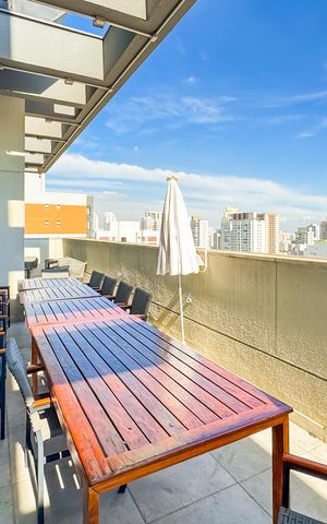 Studio à venda com 24m², 1 quarto e sem vaga Studio à venda com 24m², 1 quarto e sem vagaChurrasqueira