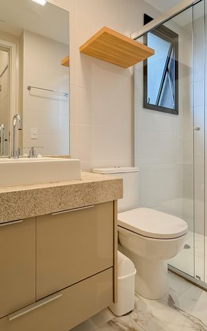 Studio à venda com 24m², 1 quarto e sem vaga Studio à venda com 24m², 1 quarto e sem vagaBanheiro