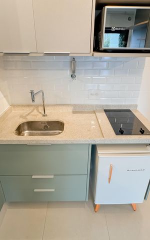 Studio à venda com 24m², 1 quarto e sem vaga Studio à venda com 24m², 1 quarto e sem vagaCozinha