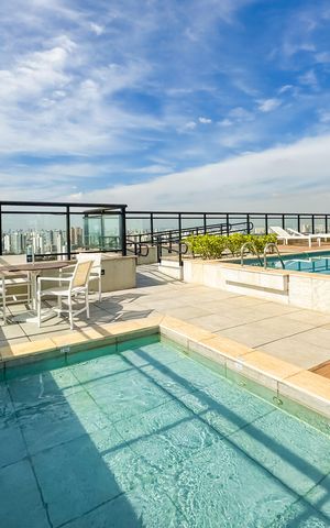 Studio à venda com 24m², 1 quarto e sem vaga Studio à venda com 24m², 1 quarto e sem vagaPiscina