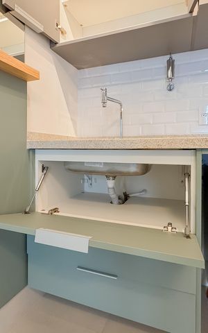 Studio à venda com 24m², 1 quarto e sem vaga Studio à venda com 24m², 1 quarto e sem vagaCozinha - Armários