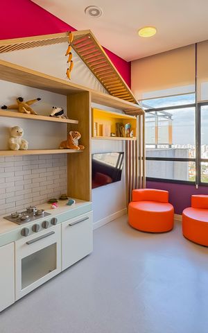 Studio à venda com 24m², 1 quarto e sem vaga Studio à venda com 24m², 1 quarto e sem vagaBrinquedoteca