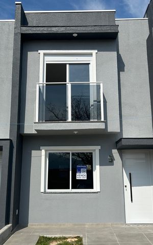 Casa à venda com 67m², 2 quartos e 1 vaga Casa à venda com 67m², 2 quartos e 1 vagaFachada - Placa