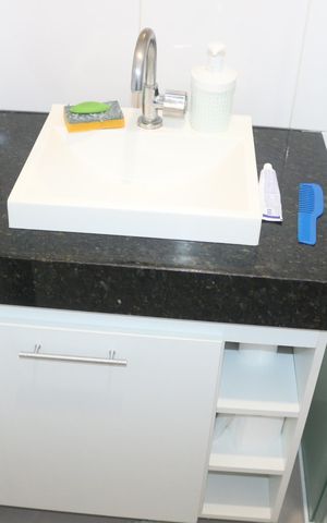 Apartamento à venda com 81m², 2 quartos e 1 vagaBanheiro da Suíte 