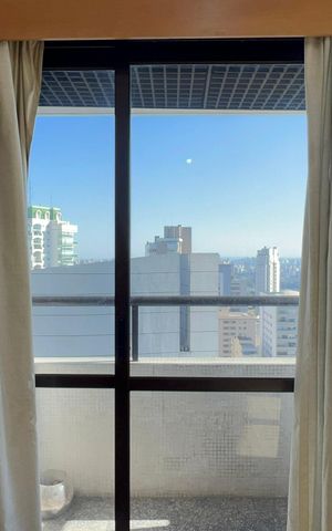 Studio para alugar com 32m², 1 quarto e sem vaga Studio para alugar com 32m², 1 quarto e sem vagaVaranda