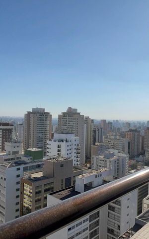 Studio para alugar com 32m², 1 quarto e sem vaga Studio para alugar com 32m², 1 quarto e sem vagaVaranda