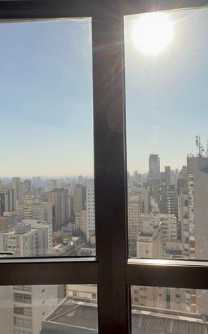 Studio para alugar com 32m², 1 quarto e sem vaga Studio para alugar com 32m², 1 quarto e sem vagaVista do quarto