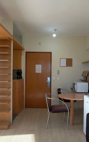Studio para alugar com 32m², 1 quarto e sem vaga Studio para alugar com 32m², 1 quarto e sem vagaCozinha
