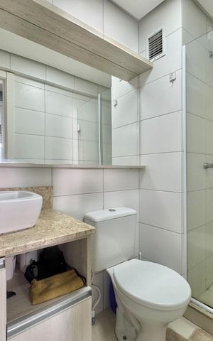 Apartamento à venda com 65m², 2 quartos e 1 vaga Apartamento à venda com 65m², 2 quartos e 1 vagaBanheiro