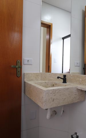 Casa à venda com 140m², 3 quartos e 2 vagasBanheiro Quarto 3 suíte