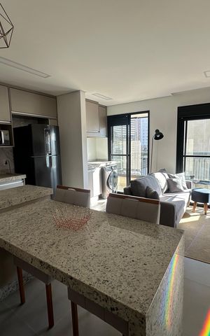 Apartamento para alugar com 41m², 1 quarto e 1 vaga Apartamento para alugar com 41m², 1 quarto e 1 vagaSala