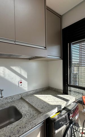 Apartamento para alugar com 41m², 1 quarto e 1 vaga Apartamento para alugar com 41m², 1 quarto e 1 vagaÁrea de Serviço