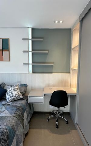Apartamento para alugar com 41m², 1 quarto e 1 vaga Apartamento para alugar com 41m², 1 quarto e 1 vagaQuarto