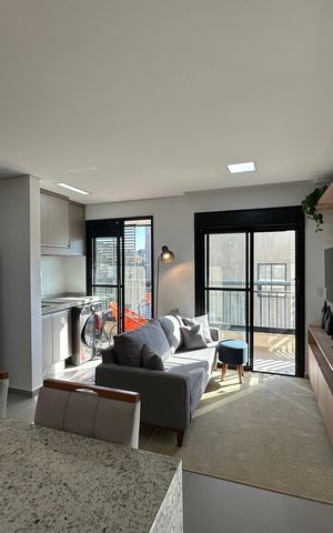 Apartamento para alugar com 41m², 1 quarto e 1 vaga Apartamento para alugar com 41m², 1 quarto e 1 vagaSala