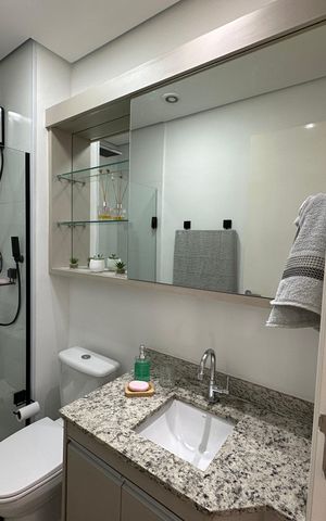 Apartamento para alugar com 41m², 1 quarto e 1 vaga Apartamento para alugar com 41m², 1 quarto e 1 vagaBanheiro