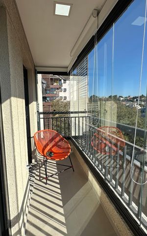 Apartamento para alugar com 41m², 1 quarto e 1 vaga Apartamento para alugar com 41m², 1 quarto e 1 vagaVaranda