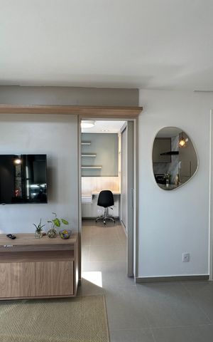 Apartamento para alugar com 41m², 1 quarto e 1 vaga Apartamento para alugar com 41m², 1 quarto e 1 vagaSala