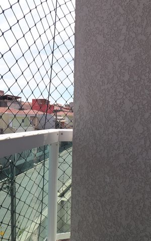 Apartamento à venda com 110m², 2 quartos e 2 vagasVaranda da suíte 