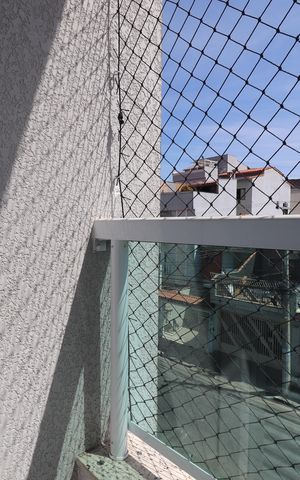 Apartamento à venda com 110m², 2 quartos e 2 vagasVaranda da suíte 