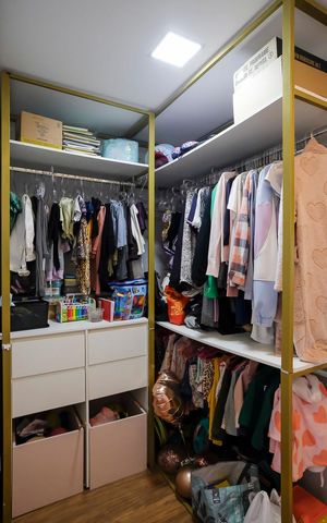 Apartamento à venda com 92m², 2 quartos e sem vagaCloset do quarto