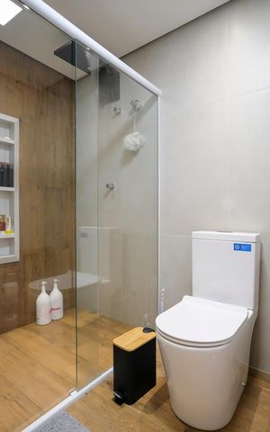 Apartamento à venda com 92m², 2 quartos e sem vagaBanheiro da suíte