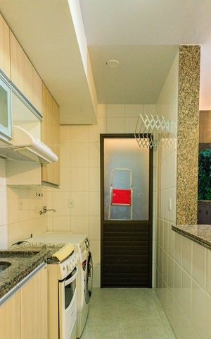 Apartamento à venda com 49m², 1 quarto e 1 vagaCozinha