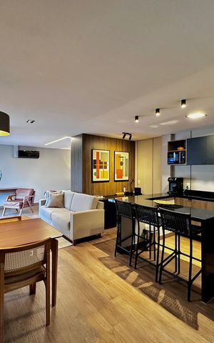 Studio para alugar com 50m², 1 quarto e 1 vaga Studio para alugar com 50m², 1 quarto e 1 vagaSala