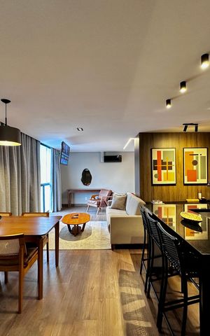 Studio para alugar com 50m², 1 quarto e 1 vaga Studio para alugar com 50m², 1 quarto e 1 vagaSala