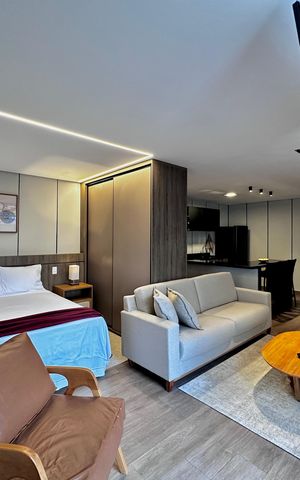 Studio para alugar com 50m², 1 quarto e 1 vaga Studio para alugar com 50m², 1 quarto e 1 vagaSala