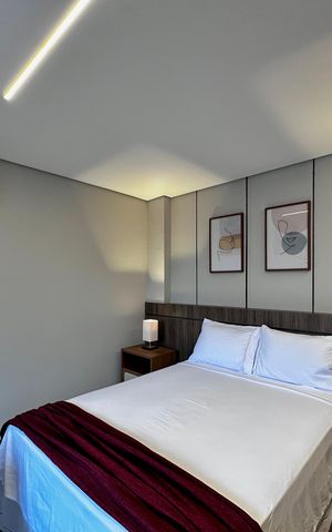 Studio para alugar com 50m², 1 quarto e 1 vaga Studio para alugar com 50m², 1 quarto e 1 vagaQuarto