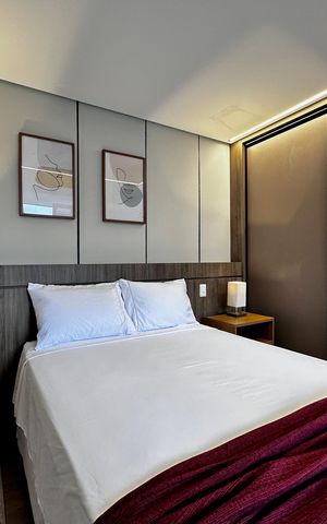 Studio para alugar com 50m², 1 quarto e 1 vaga Studio para alugar com 50m², 1 quarto e 1 vagaQuarto