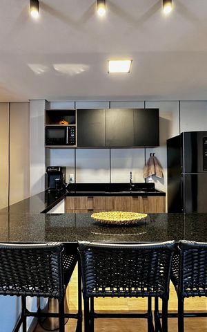 Studio para alugar com 50m², 1 quarto e 1 vaga Studio para alugar com 50m², 1 quarto e 1 vagaCozinha