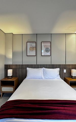 Studio para alugar com 50m², 1 quarto e 1 vaga Studio para alugar com 50m², 1 quarto e 1 vagaQuarto