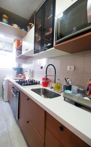Apartamento à venda com 55m², 2 quartos e 1 vagaCozinha