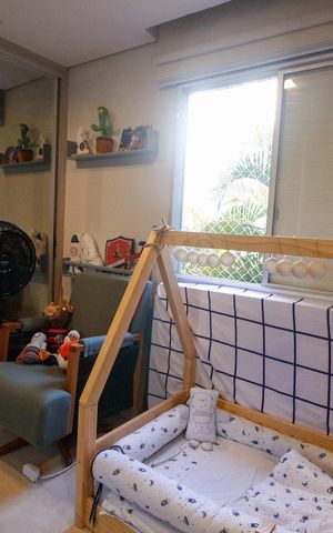 Apartamento à venda com 55m², 2 quartos e 1 vagaQuarto 2