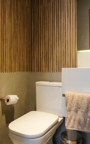 Casa à venda com 183m², 3 quartos e 2 vagasLavabo da área gourmet