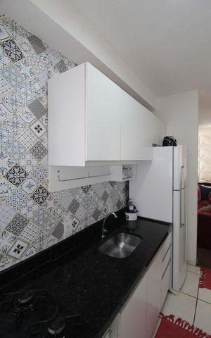 Apartamento à venda com 43m², 2 quartos e 1 vagaCozinha e Área de Serviço