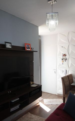 Apartamento à venda com 43m², 2 quartos e 1 vagaSala