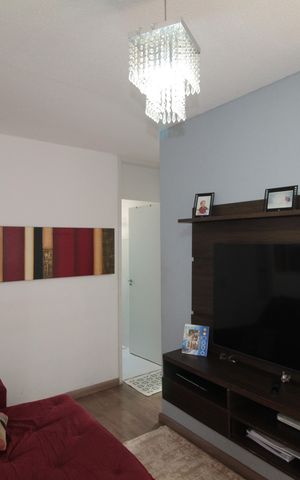 Apartamento à venda com 43m², 2 quartos e 1 vagaSala