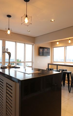 Apartamento à venda com 28m², 1 quarto e sem vagaÁrea comum - Salão de festas