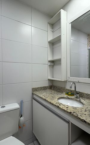 Apartamento à venda com 60m², 3 quartos e 1 vaga Apartamento à venda com 60m², 3 quartos e 1 vagaBanheiro