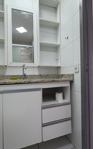 Apartamento à venda com 60m², 3 quartos e 1 vaga Apartamento à venda com 60m², 3 quartos e 1 vagaBanheiro