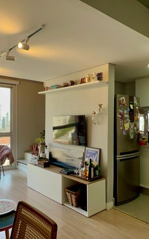 Apartamento para alugar com 60m², 1 quarto e 1 vaga Apartamento para alugar com 60m², 1 quarto e 1 vagaSala