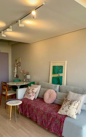 Apartamento para alugar com 60m², 1 quarto e 1 vaga Apartamento para alugar com 60m², 1 quarto e 1 vagaSala